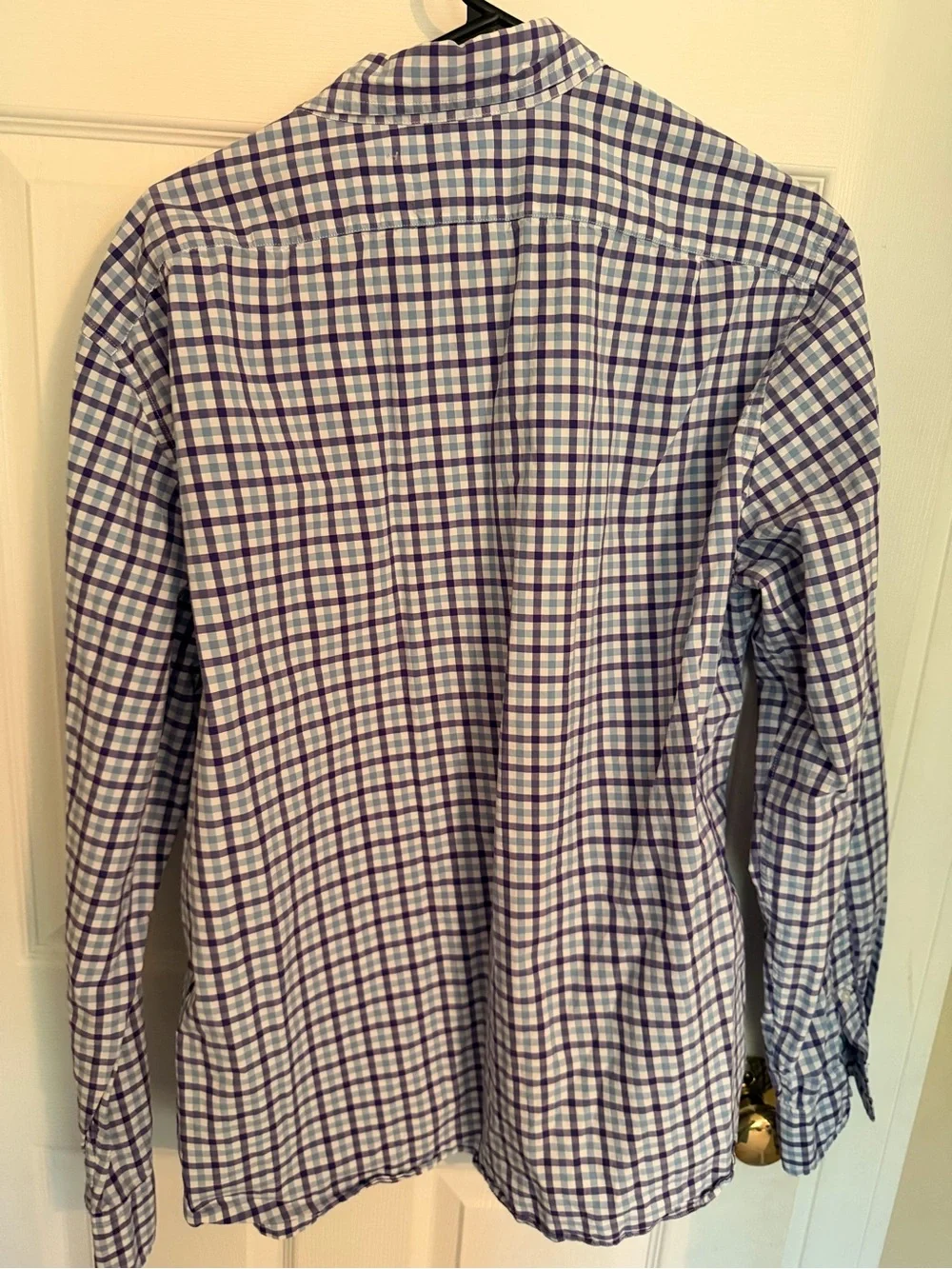 J. Crew Classic Plaid Button-Down Shirt - Blue & Purple